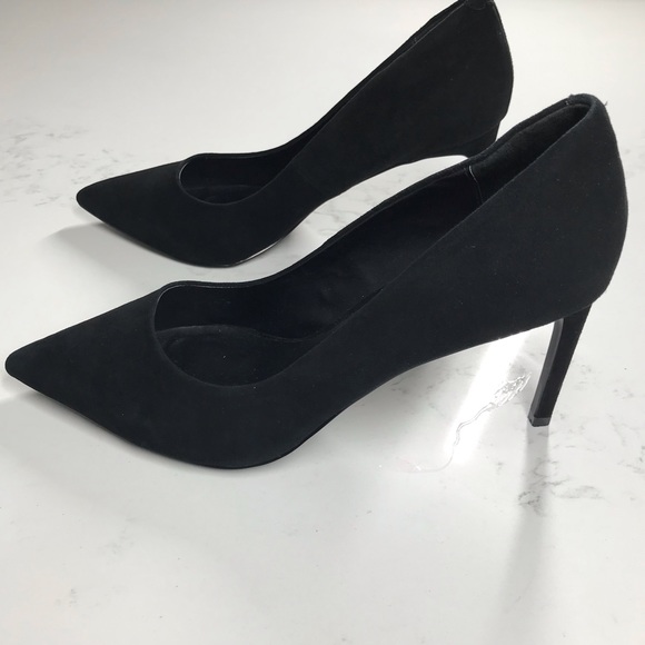 Kurt Geiger Black Suede Heels - Picture 9 of 12